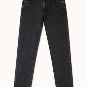 men's straight fit light black jean's